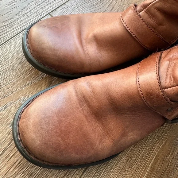 Women’s Born Brown Leather Lace Up Riding Boots, size 7 - Picture 6 of 8